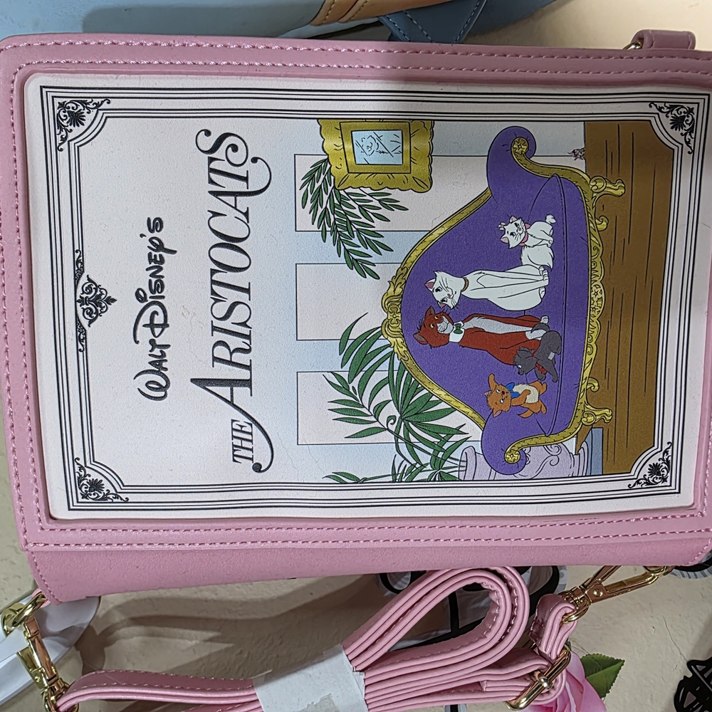 Disney Aristocats Pink Crossbody Bag